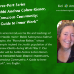 Adult Education: Text Study with Rabbi Andrea Cohen-Kiener, "Conscious Community"
