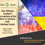 One Military Analyst's Perceptions of the War in Ukraine - Zoom Only
