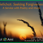 Selichot and Poetry Reading