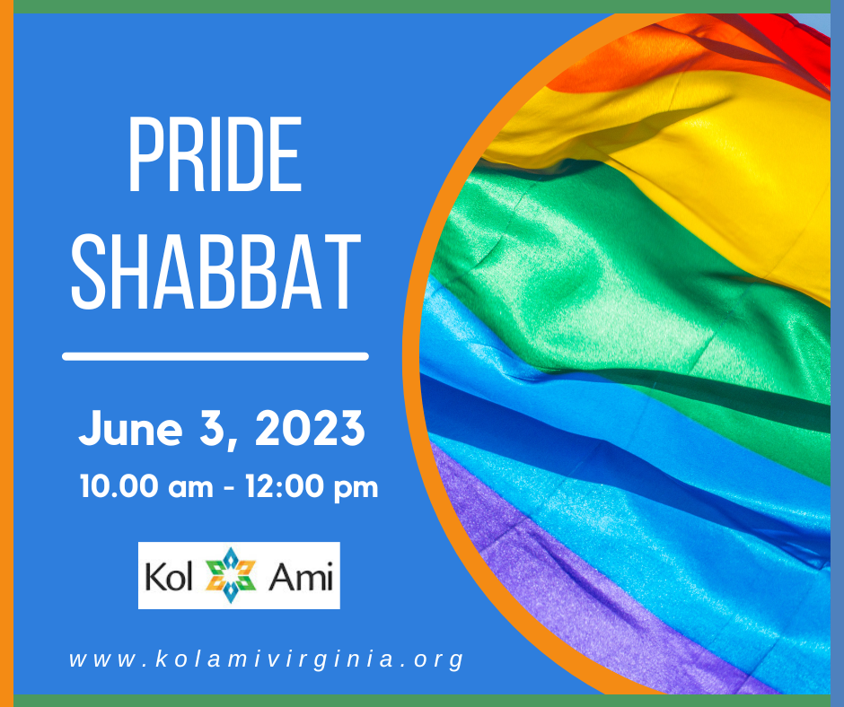 Pride Shabbat - In Person & On Zoom