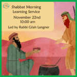 Shabbat Morning Learning Service