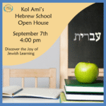 Jewish Children’s Education Program (JCEP) Open House