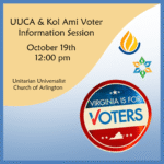 UUCA & Kol Ami Voter Information Session