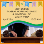 Shabbat Morning Service and B-Mitzvah of Dagny Viera