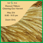 Shavuot Tikkun: Gleaning Our Harvest